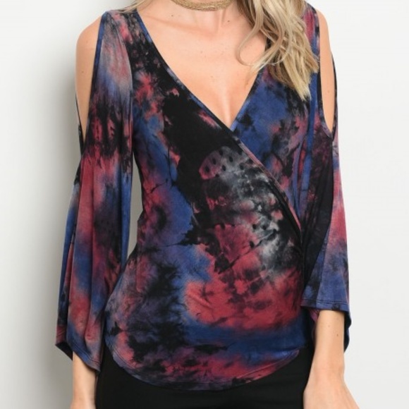 Vava by Joy Han Tops - (((SALE))) VAVA BY JOY HAN TIE DYE TOP
